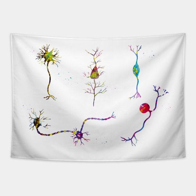 Neuron cells Tapestry by erzebeth