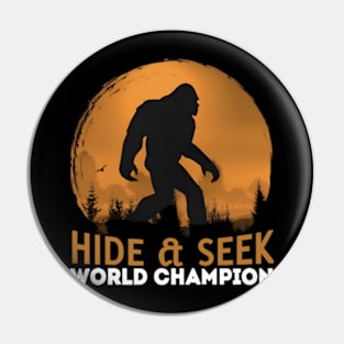 Bigfoot Hide and Seek Pin