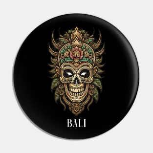 Bali Tribal Mask Pin