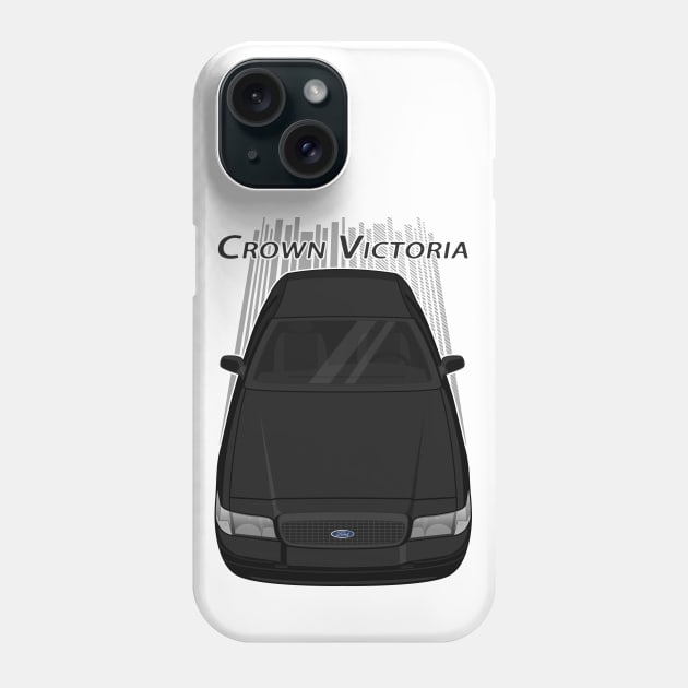 Ford Crown Victoria Police Interceptor - Black Phone Case by V8social