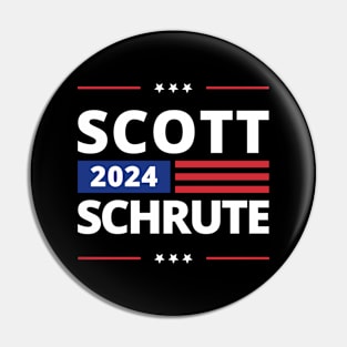 Scott Schrute 2024 The Office Presidential Pin