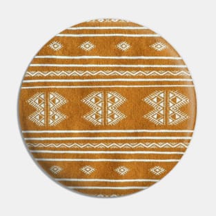 Ocher yellow kilim rug Pin