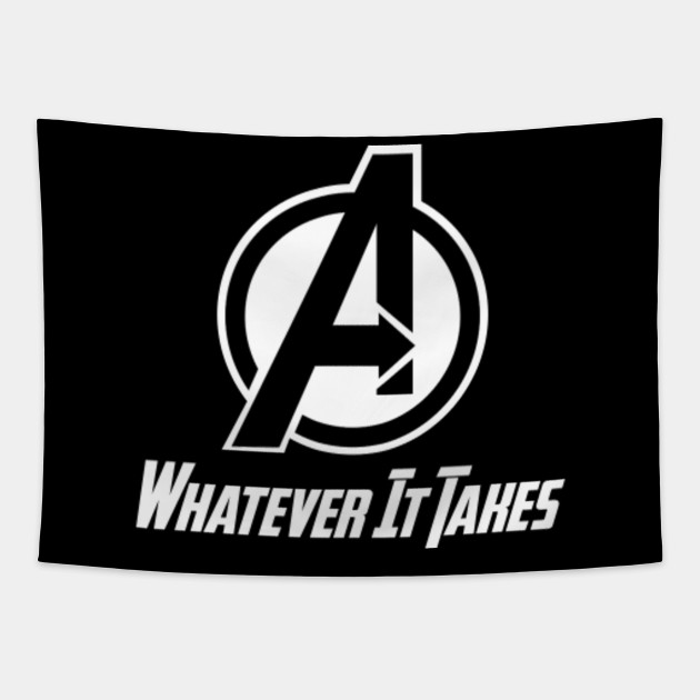 Avengers Logo Symbol Whatever It Takes Marvel Studios Avengers Endgame Avengers Tapestry Teepublic Au