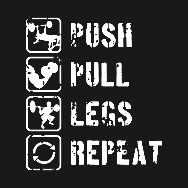 Push Pull Legs Repeat Gym T Shirt Teepublic