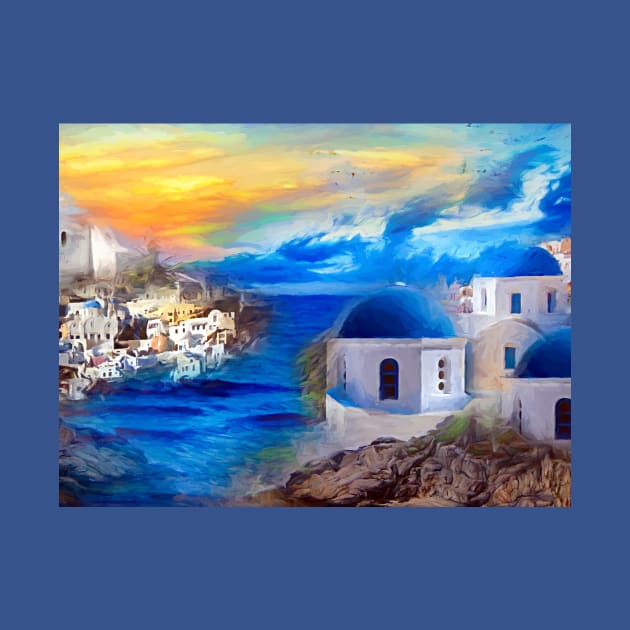 Santorini Dreamscape by jasminaseidl