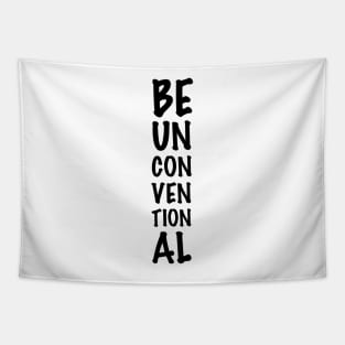 BE Unconventional (Light Bg) Tapestry