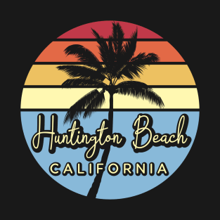 Huntington Beach California USA Classic Sunset T-Shirt