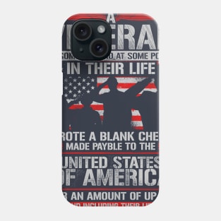 Cool Veterans T Shirt Phone Case