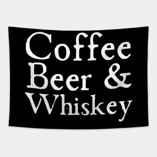 Coffee Beer Whiskey Tapestry