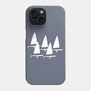 ILCA Dinghy Sailboats Racing Phone Case