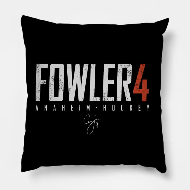 Cam Fowler Anaheim Elite Pillow by TodosRigatSot