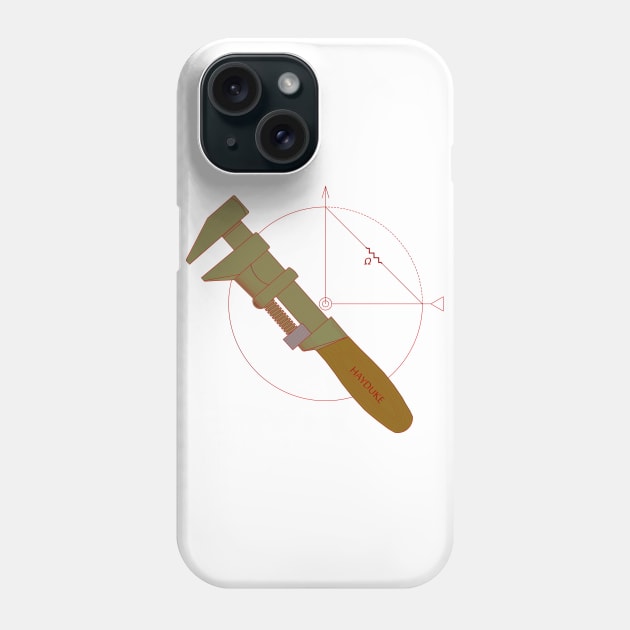 Monkey Wrench Resistance Phone Case by B_C_E