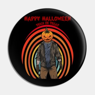 Pumpkin Man Pin