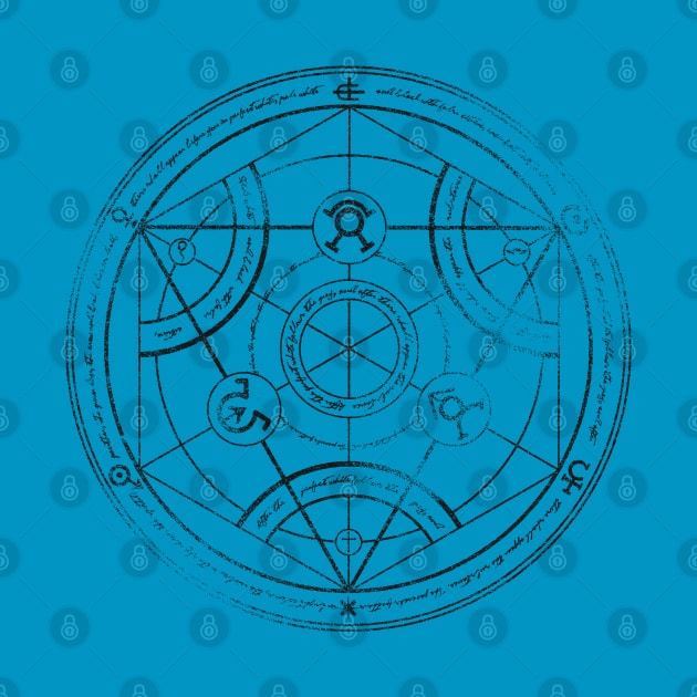 Human Transmutation Circle - black by R-evolution_GFX