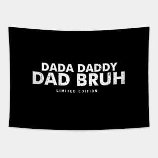 Dada Daddy Dad Bruh Retro Vintage Funny 2023 Fathers Day Tapestry