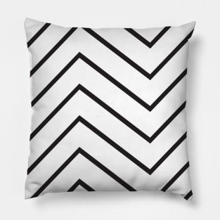 Minimal Chevron Pattern Pillow