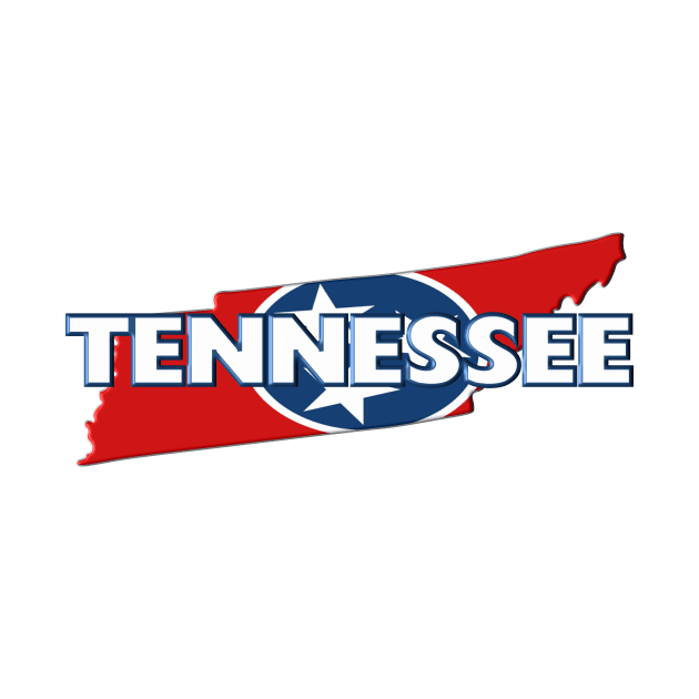 Tennessee Colored State by m2inspiration