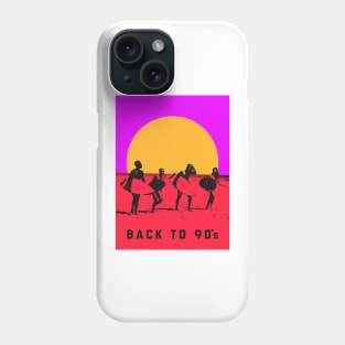 Back to 90's Graphic T Shirt Design Phone Case