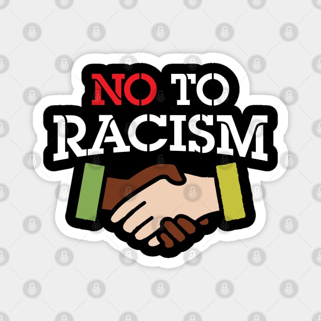 Stop Racism Magnet by CRE4TIX