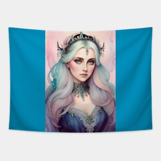 Fantasy pastel witch queen Tapestry