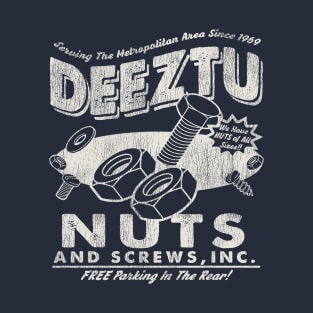 Deeztu Nuts And Screw Co. Worn Dks T-Shirt
