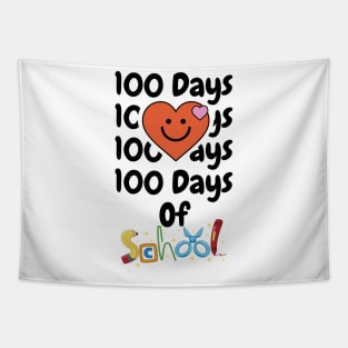 100 days of school celebration shirt Tapestry