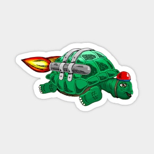 Rocket Turtle Magnet