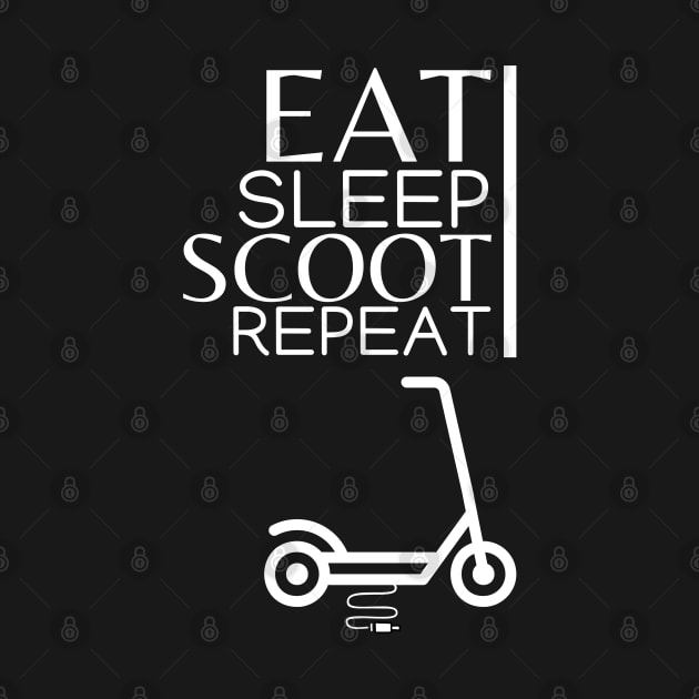 Eat Sleep Scoot Repeat by maxdax