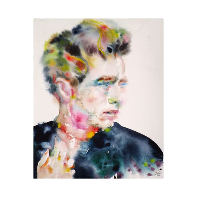 JAMES DEAN watercolor portrait .2 by lautir