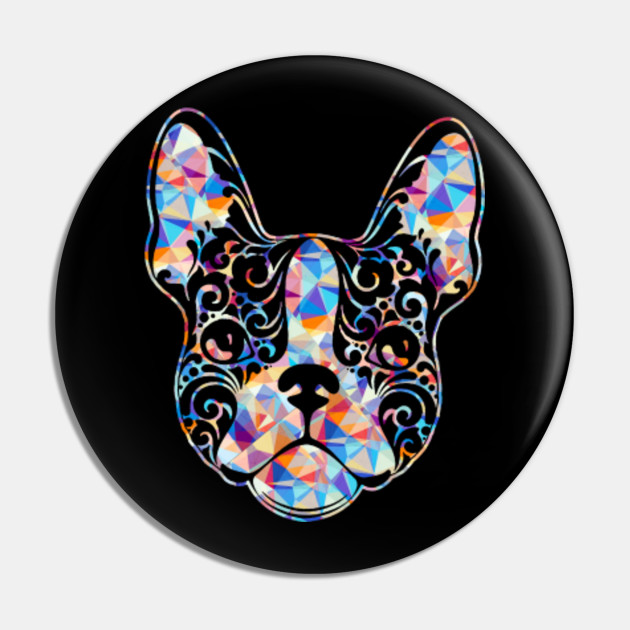 Diamond Painting Rainbow Colored French Bulldog French Bulldog