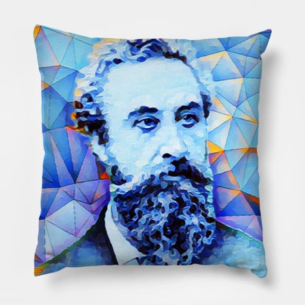 Robert Bulwer Lytton portrait | Robert Bulwer Lytton Artwork | Robert Bulwer Lytton Painting 10 Pillow by JustLit