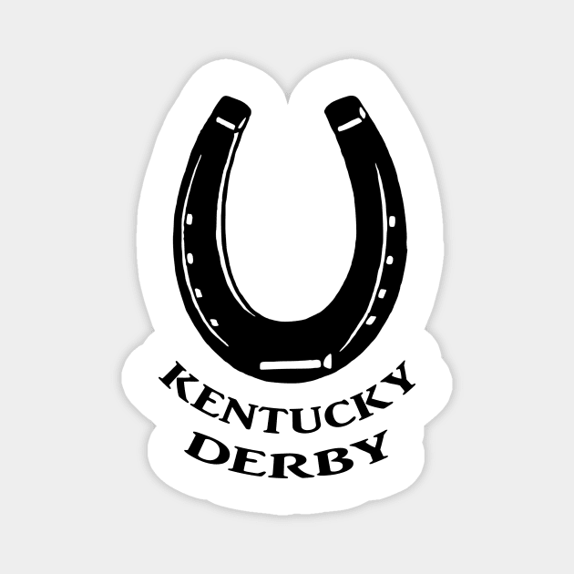 Horseshoe Kentucky Derby Magnet by Fersan