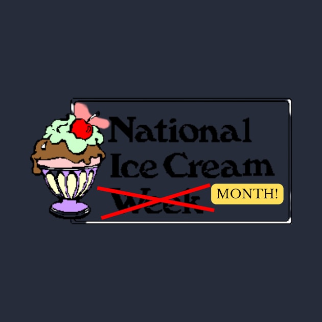 National Ice-Cream Month by MinnieWilks