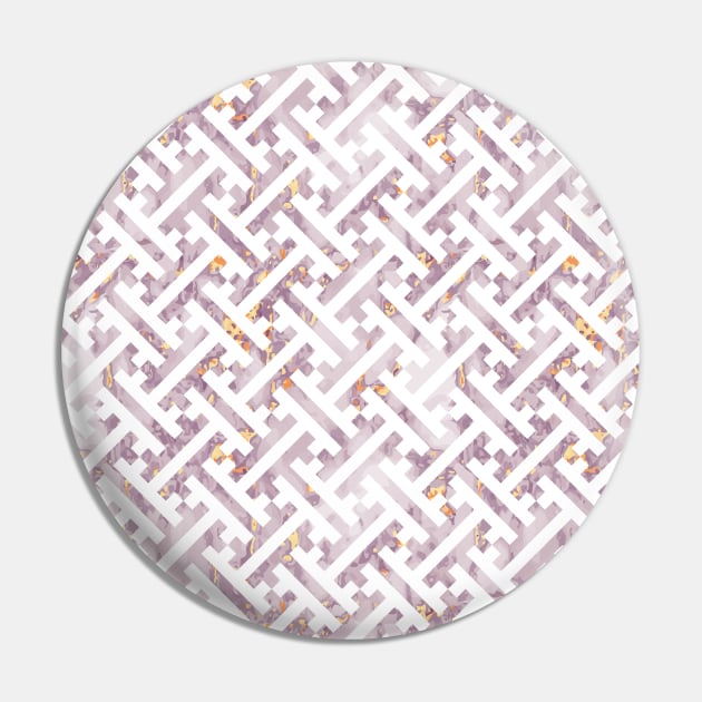 Geometric Seamless Pattern Pin by cutequokka