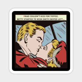 Comic Book Romance - Betty & Brad No 1 Magnet