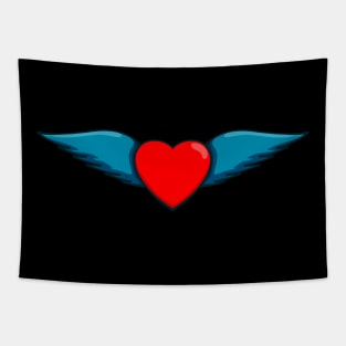 Heart Wings Tapestry