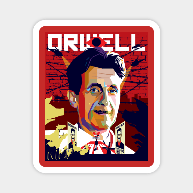 George Orwell Magnet by difrats