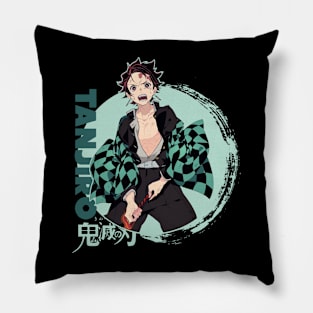 demon slayer - tanjiro Pillow