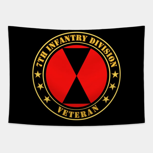 7th Infantry Division Veteran Tapestry by twix123844