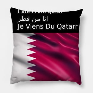 I am From Qatar Pillow