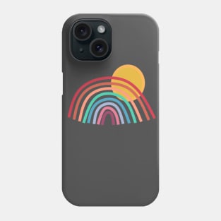 Boho Rainbow on Sunrise Phone Case