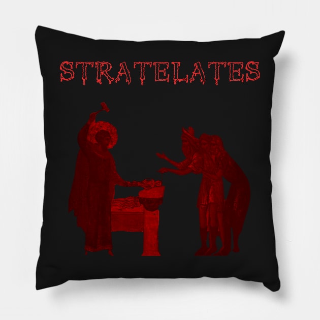 St. Theodore Stratelates Icon Cannibal Corpse Christian parody Pillow by thecamphillips