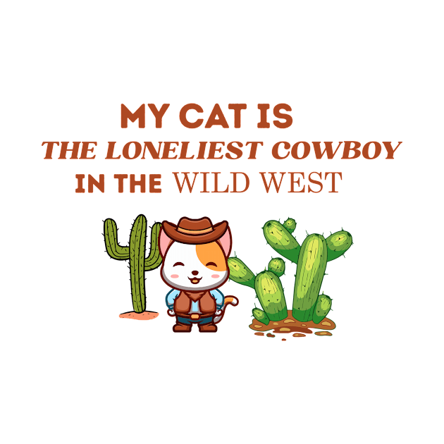 My cat is the loneliest cowboy by alexalexay