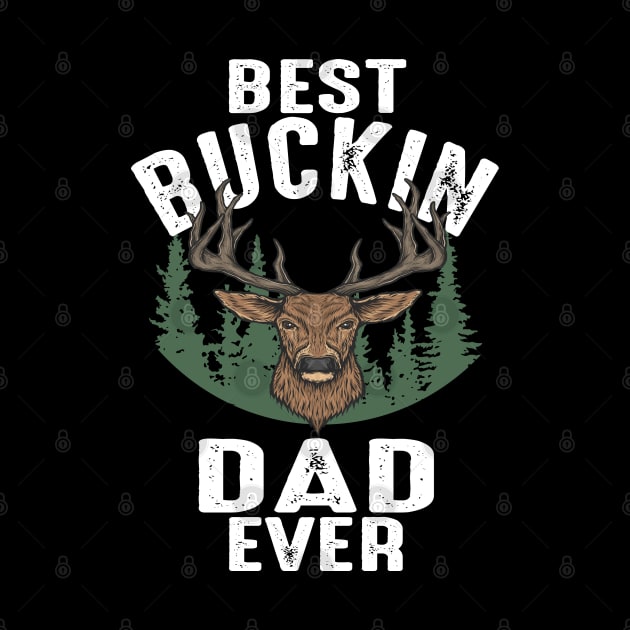 Hunting Funny Deer Best Papa Father's Day Design by FilsonDesigns