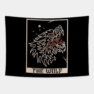 Wolf card Tapestry