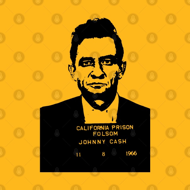 Johnny Cash Mugshot by ölümprints