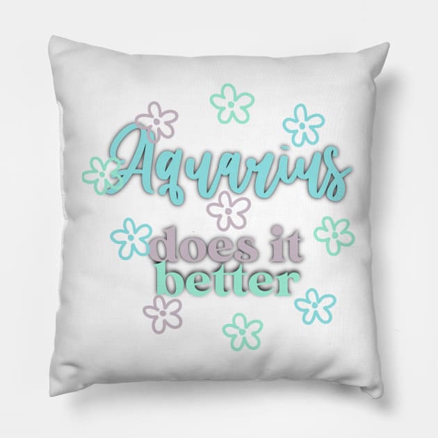 Aquarius Pillow by nicolecella98