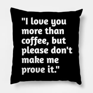 Coffee lover or lovers Pillow