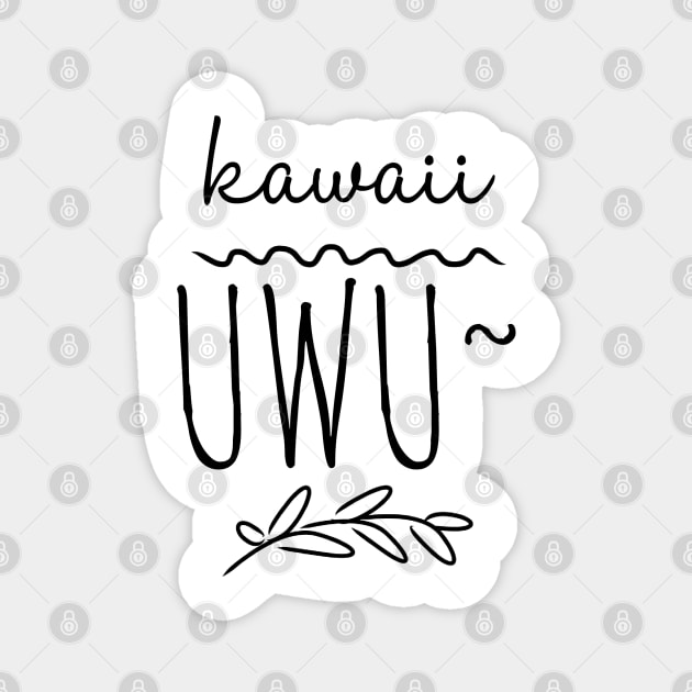 Kawaii UwU Magnet by Silvercrowv1