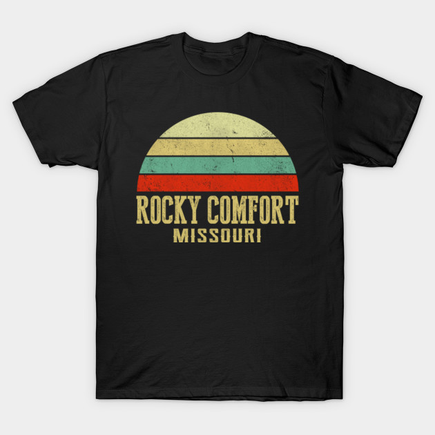 Rocky Comfort Missouri Vintage Retro Sunset Shirt Rocky Comfort